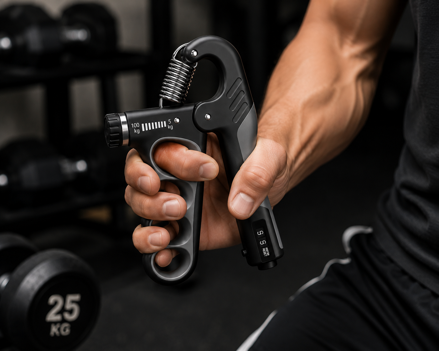 4RM Grip Pro | Adjustable Hand Grip Strength Trainer