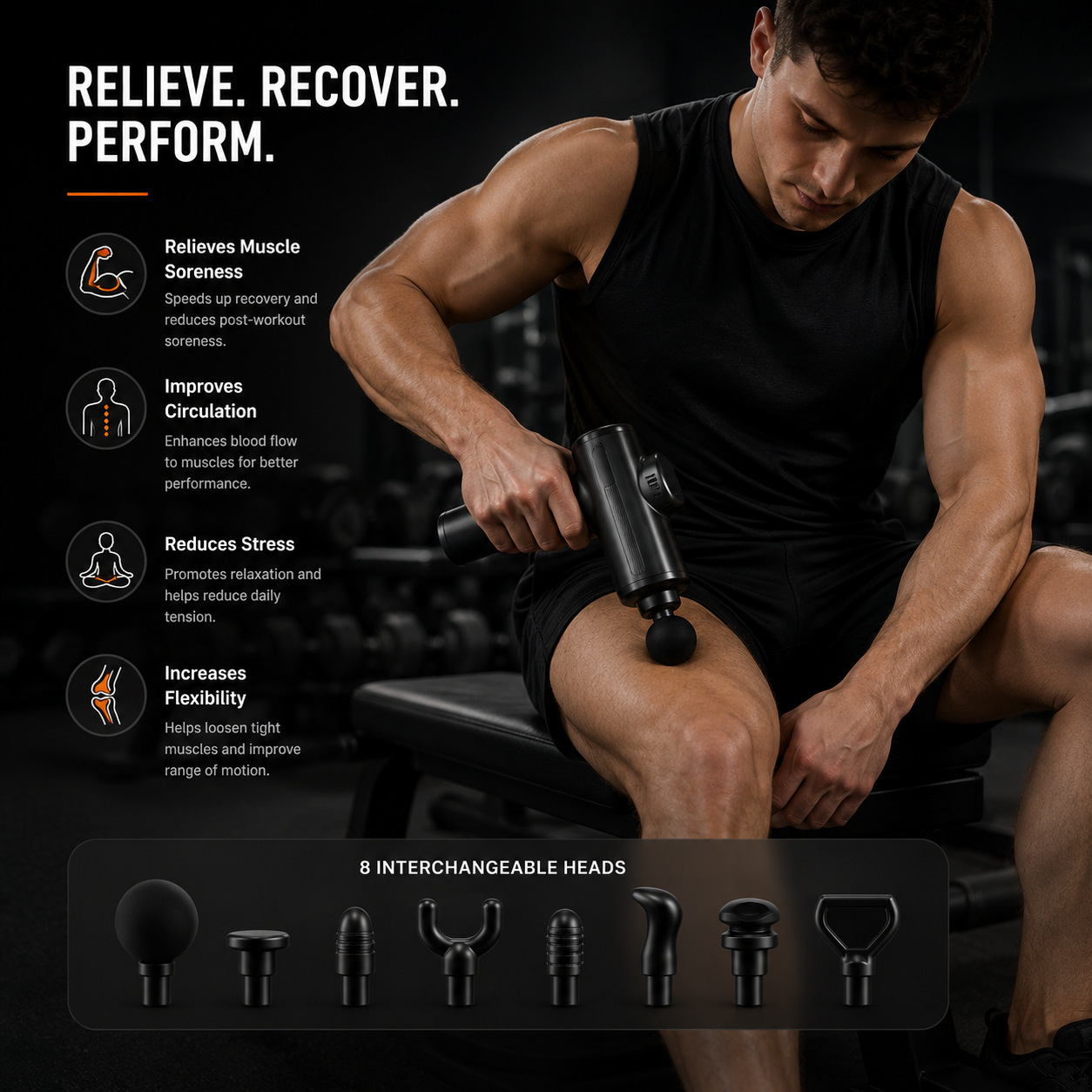 4RM Massage Gun Max | Elite for Recovery